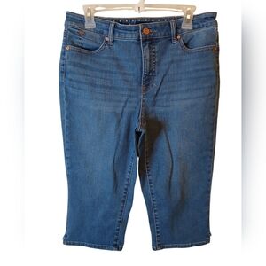 Talbots jeans pedal pushers womens size 10 petite